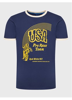 Superdry T-Shirt Vintage Generation M1011314A Granatowy Regular Fit ze sklepu MODIVO w kategorii T-shirty męskie - zdjęcie 181174884