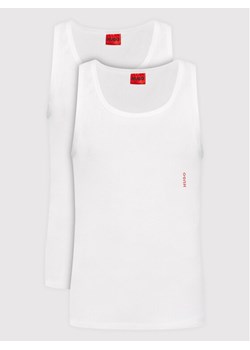 Hugo Komplet 2 tank topów 50469778 Biały Slim Fit ze sklepu MODIVO w kategorii Podkoszulki męskie - zdjęcie 181174950