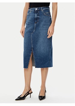 BOSS Spódnica jeansowa midi 50512588 Niebieski Slim Fit - id: 0000304914478 - marki BOSS HUGO BOSS - 181174954 BOSS Spódnica jeansowa midi 50512588 Niebieski Slim Fit ze sklepu MODIVO w kategorii Spódnice - zdjęcie 181174954