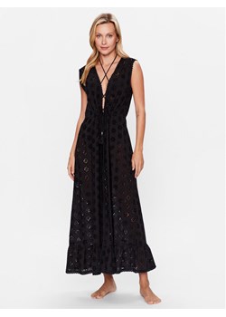 Melissa Odabash Kimono Tessa Czarny ze sklepu MODIVO w kategorii Odzież plażowa - zdjęcie 181174980