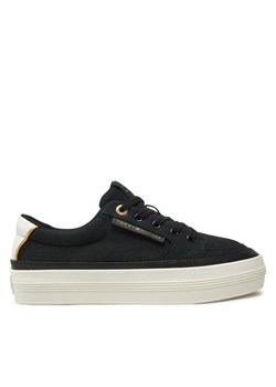 Tommy Hilfiger Sneakersy Essential Vulc Textile Sneaker FW0FW08323 Czarny ze sklepu MODIVO w kategorii Buty sportowe damskie - zdjęcie 181175002