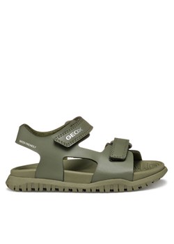 Geox Sandały J Fusbetto Bo J45HMA 000BC C3009 D Khaki ze sklepu MODIVO w kategorii Sandały dziecięce - zdjęcie 181175094