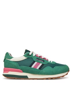 Pepe Jeans Sneakersy Kingston Heritage W PLS40033 Zielony ze sklepu MODIVO w kategorii Buty sportowe damskie - zdjęcie 181175114
