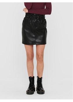 ONLY Spódnica z imitacji skóry 15206801 Czarny Regular Fit ze sklepu MODIVO w kategorii Spódnice - zdjęcie 181175164