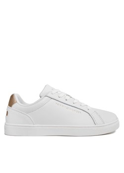 Tommy Hilfiger Sneakersy Essential Cupsole Sneaker Gold FW0FW07869 Écru ze sklepu MODIVO w kategorii Buty sportowe damskie - zdjęcie 181175290