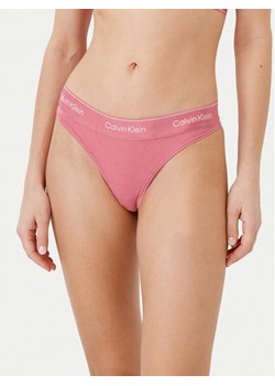 Calvin Klein Underwear Stringi 000QF7878E Różowy ze sklepu MODIVO w kategorii Majtki damskie - zdjęcie 181175363