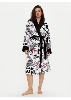DKNY Szlafrok YI20027F Biały ze sklepu MODIVO w kategorii Szlafroki damskie - zdjęcie 181175391
