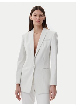 HUGO Marynarka 50537759 Biały Slim Fit ze sklepu MODIVO w kategorii Marynarki damskie - zdjęcie 181175454