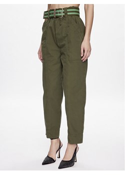 Pinko Spodnie materiałowe Rigore 100685 A0I4 Zielony Relaxed Fit ze sklepu MODIVO w kategorii Spodnie damskie - zdjęcie 181175490
