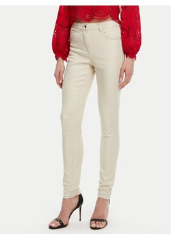 Morgan Jeansy 251-PEWELI Beżowy Slim Fit ze sklepu MODIVO w kategorii Jeansy damskie - zdjęcie 181175532