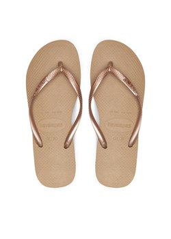 Havaianas Japonki 4000030.3581 Złoty ze sklepu MODIVO w kategorii Klapki damskie - zdjęcie 181175551