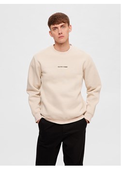 Selected Homme Bluza 16090431 Beżowy Regular Fit ze sklepu MODIVO w kategorii Bluzy męskie - zdjęcie 181175571