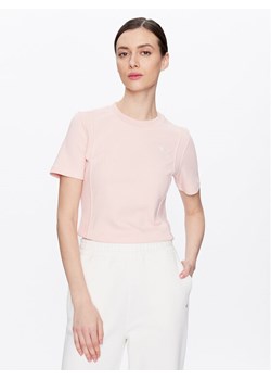 Puma T-Shirt Her 674063 Różowy Slim Fit ze sklepu MODIVO w kategorii Bluzki damskie - zdjęcie 181175754