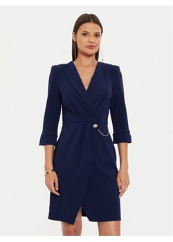 Rinascimento Sukienka koktajlowa CFC0019592002 Granatowy Regular Fit ze sklepu MODIVO w kategorii Sukienki - zdjęcie 181175892
