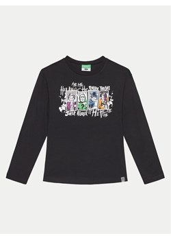 United Colors Of Benetton Bluzka 3ATNC10MG Czarny Regular Fit ze sklepu MODIVO w kategorii T-shirty chłopięce - zdjęcie 181175934