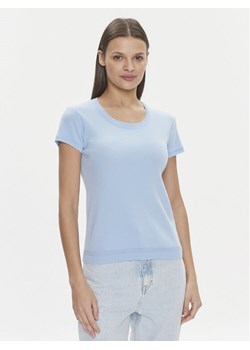 United Colors Of Benetton T-Shirt 1091D1M10 Błękitny Regular Fit ze sklepu MODIVO w kategorii Bluzki damskie - zdjęcie 181175973