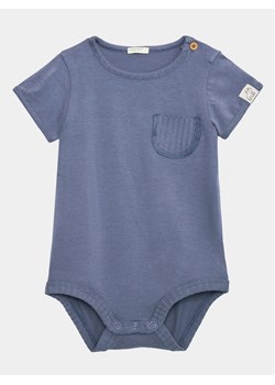 United Colors Of Benetton Body dziecięce 3P4ZAB00B Niebieski Regular Fit ze sklepu MODIVO w kategorii Body niemowlęce - zdjęcie 181175990