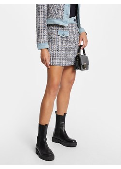 Morgan Spódnica mini 241-JOUCO Niebieski Regular Fit ze sklepu MODIVO w kategorii Spódnice - zdjęcie 181175994