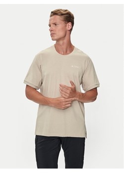 adidas T-Shirt Terrex Xploric Logo IK9111 Beżowy Regular Fit ze sklepu MODIVO w kategorii T-shirty męskie - zdjęcie 181176352