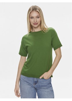 United Colors Of Benetton T-Shirt 103CD102M Zielony Regular Fit ze sklepu MODIVO w kategorii Bluzki damskie - zdjęcie 181176381