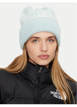The North Face Czapka Retro Cabin Beanie NF0A88QW9BO Zielony ze sklepu MODIVO w kategorii Czapki zimowe damskie - zdjęcie 181176424