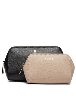 Furla Zestaw kosmetyczek Camelia M Cosmetic Case Set WE00453-ARE000-BBR00-1007 Czarny ze sklepu MODIVO w kategorii Kosmetyczki - zdjęcie 181176501