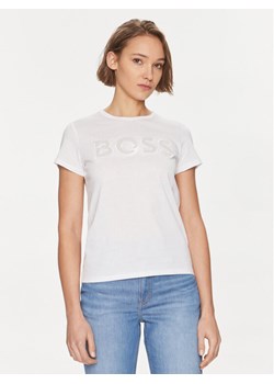 Boss T-Shirt Eventsa 50514967 Biały Regular Fit ze sklepu MODIVO w kategorii Bluzki damskie - zdjęcie 181176531