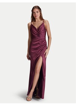 Hey Kyla Sukienka wieczorowa 5AI075HK Bordowy Slim Fit ze sklepu MODIVO w kategorii Sukienki - zdjęcie 181176702