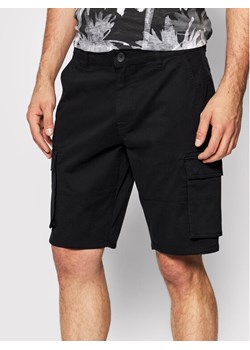 Only & Sons Szorty materiałowe Cam 22016689 Czarny Regular Fit ze sklepu MODIVO w kategorii Spodenki męskie - zdjęcie 181176861