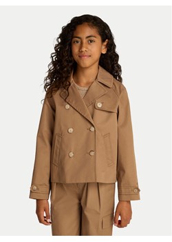 Tommy Hilfiger Kurtka przejściowa KG0KG08518 Brązowy Regular Fit ze sklepu MODIVO w kategorii Kurtki dziewczęce - zdjęcie 181176872