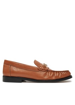 Tommy Hilfiger Mokasyny Soft Leather Horsebit Loafer FW0FW08414 Pomarańczowy ze sklepu MODIVO w kategorii Mokasyny damskie - zdjęcie 181177021
