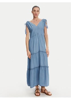 Pepe Jeans Sukienka codzienna Effie PL953664 Niebieski Loose Fit ze sklepu MODIVO w kategorii Sukienki - zdjęcie 181177113