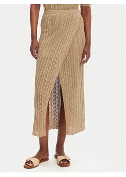 TWINSET Spódnica maxi 251TT3192 Beżowy Slim Fit ze sklepu MODIVO w kategorii Spódnice - zdjęcie 181177120