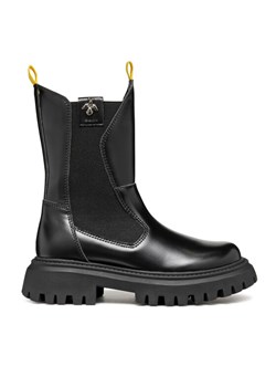 Geox Kozaki J Maquinnens Girl J46M6A 0CNNH C9999 S Czarny ze sklepu MODIVO w kategorii Buty zimowe dziecięce - zdjęcie 181177130