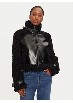 KARL LAGERFELD Kurtka z imitacji skóry 246W1507 Czarny Regular Fit ze sklepu MODIVO w kategorii Kurtki damskie - zdjęcie 181177234
