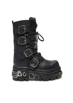 NEW ROCK Glany M-373-S4 Czarny ze sklepu MODIVO w kategorii Workery damskie - zdjęcie 181177292