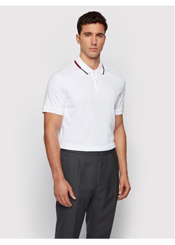 Boss Polo Parlay 104 50448657 Biały Regular Fit ze sklepu MODIVO w kategorii T-shirty męskie - zdjęcie 181177302