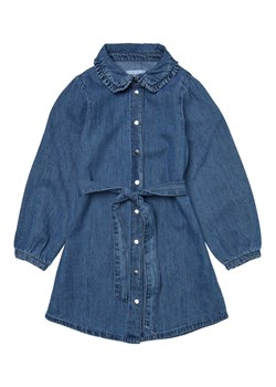 Vero Moda Girl Sukienka jeansowa 10279672 Niebieski Regular Fit ze sklepu MODIVO w kategorii Sukienki dziewczęce - zdjęcie 181177492