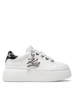 KARL LAGERFELD Sneakersy KL42376A Biały ze sklepu MODIVO w kategorii Buty sportowe damskie - zdjęcie 181177644