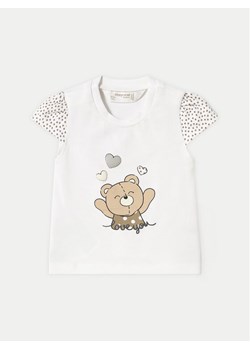 Mayoral T-Shirt 1070 Biały Regular Fit ze sklepu MODIVO w kategorii Kaftaniki i bluzki - zdjęcie 181177924