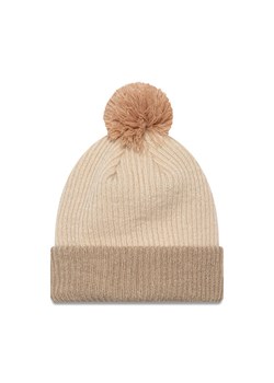 New Era Czapka Wmns Block Pom 60565274 Beżowy ze sklepu MODIVO w kategorii Czapki zimowe damskie - zdjęcie 181177944