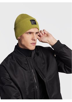 Calvin Klein Czapka K50K509682 Zielony ze sklepu MODIVO w kategorii Czapki zimowe męskie - zdjęcie 181177963
