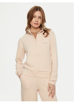 Guess Bluza V5RQ17 KCOB2 Beżowy Regular Fit ze sklepu MODIVO w kategorii Bluzy damskie - zdjęcie 181178042