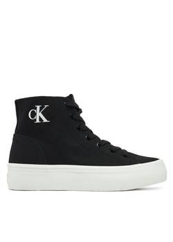 Calvin Klein Jeans Trampki YW0YW01764 Czarny ze sklepu MODIVO w kategorii Trampki damskie - zdjęcie 181178303