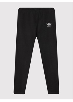 adidas Legginsy adicolor HL9419 Czarny Slim Fit ze sklepu MODIVO w kategorii Spodnie dziewczęce - zdjęcie 181178372