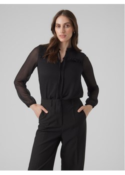 Vero Moda Bluzka Milla 10295551 Czarny Regular Fit - id: 0000302986606 - marki Vero Moda - 181178392 Vero Moda Bluzka Milla 10295551 Czarny Regular Fit ze sklepu MODIVO w kategorii Bluzki damskie - zdjęcie 181178392
