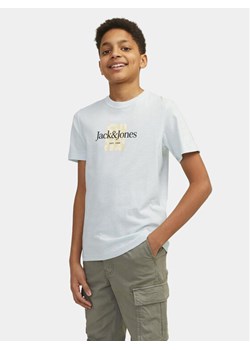Jack&Jones Junior T-Shirt Lafayette 12253973 Błękitny Standard Fit ze sklepu MODIVO w kategorii T-shirty chłopięce - zdjęcie 181178413