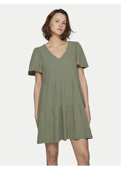 Vila Sukienka letnia Libre 14095564 Khaki Regular Fit ze sklepu MODIVO w kategorii Sukienki - zdjęcie 181178440
