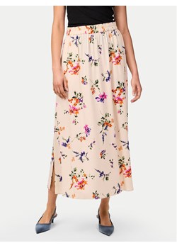 YAS Spódnica midi Asina 26034011 Écru Regular Fit ze sklepu MODIVO w kategorii Spódnice - zdjęcie 181178480