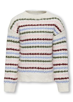 Kids ONLY Sweter 15276106 Écru Regular Fit ze sklepu MODIVO w kategorii Swetry dziewczęce - zdjęcie 181178504